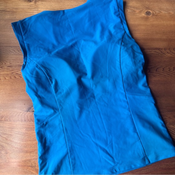 Coolibar Women's Medium Kaylana Tank Top UPF 50+ Tempo Teal Sun Protection Beach - Picture 4 of 5